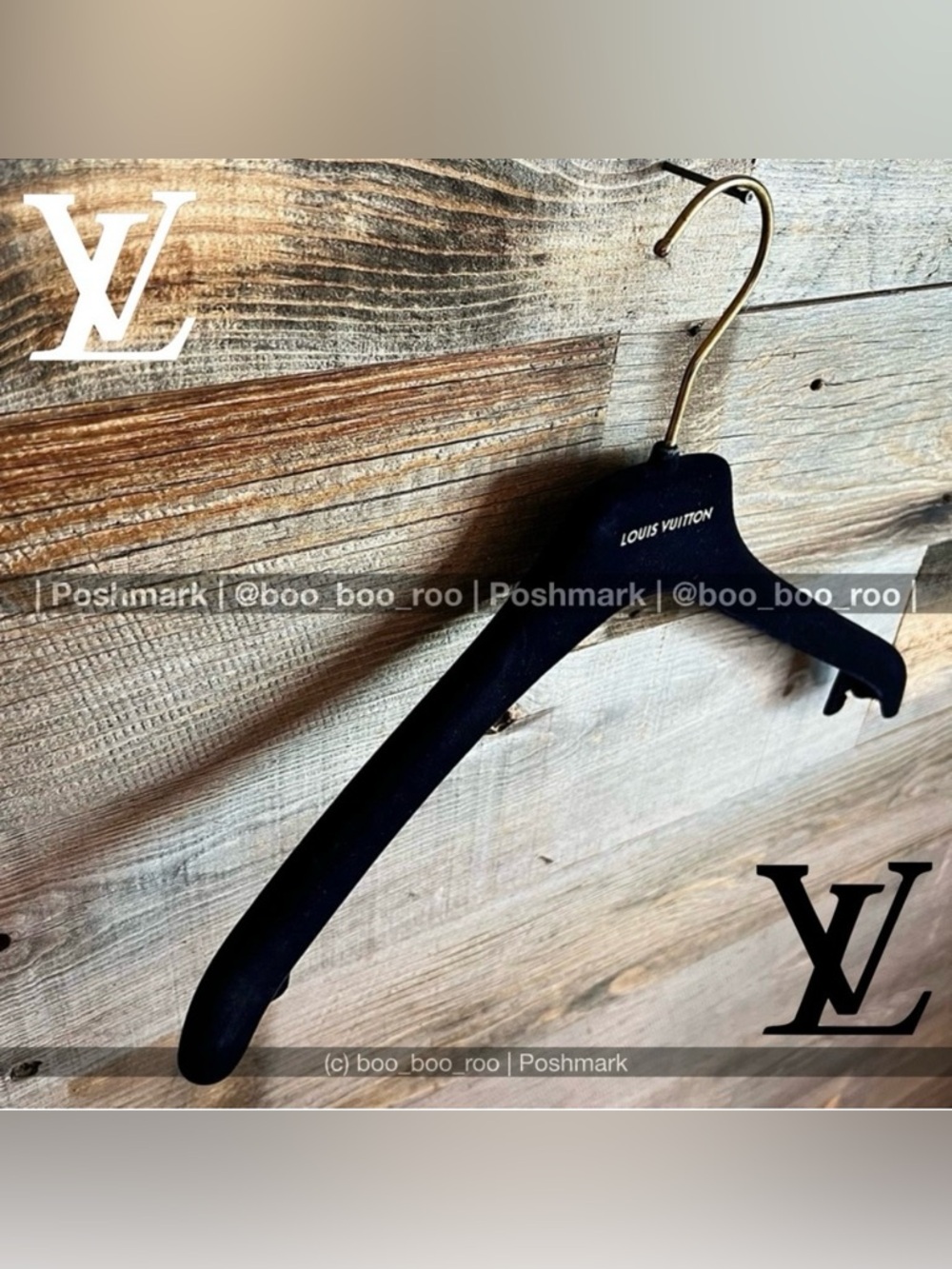 Louis Vuitton Blue Velvet Shirt/Jacket/Dress Hanger, 💯Authentic from LV purchase